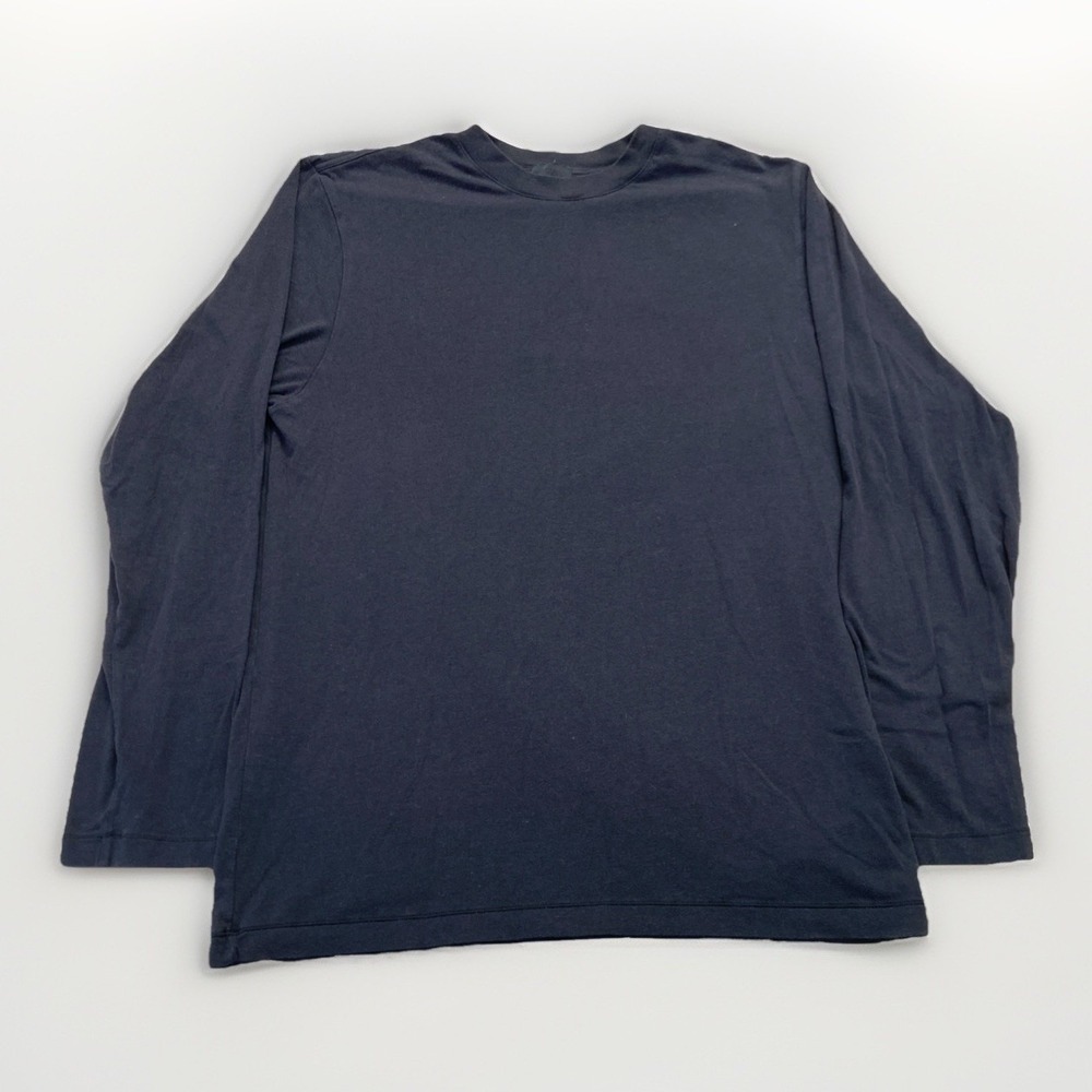 Skims Shirt Mens M Black Essential Long Sleeve Classic